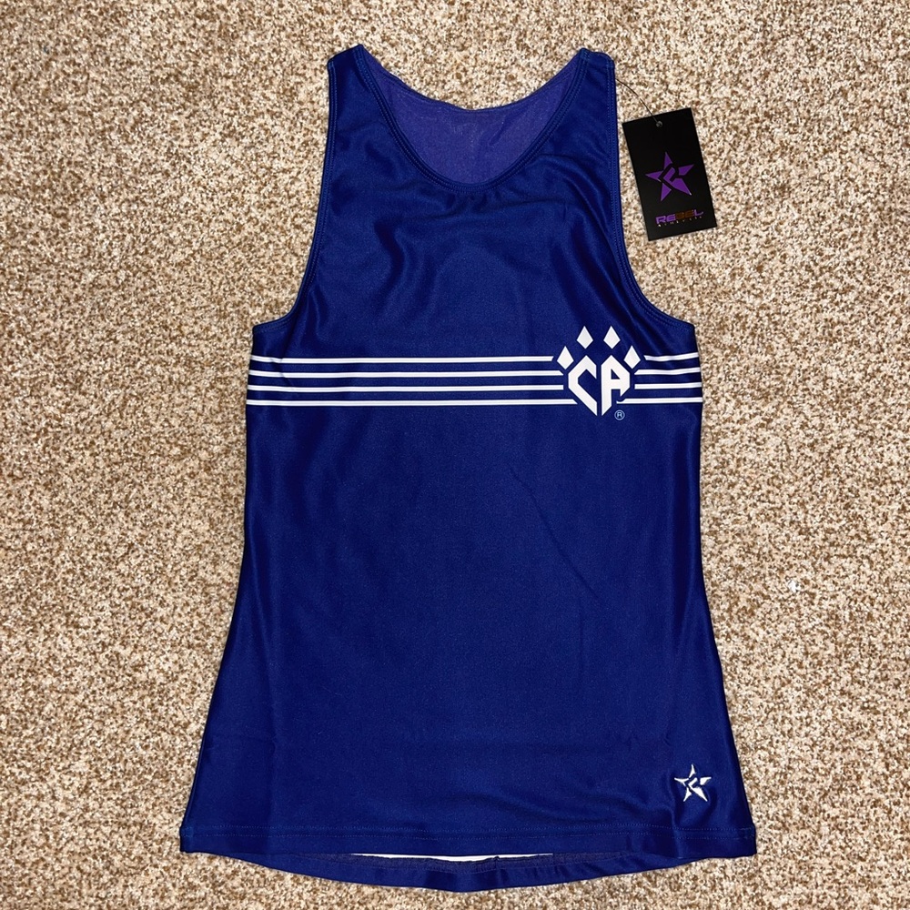 Rebel Athletic Cheer Tank (AS) and Sports Bra (AXS) Practice Wear